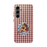 Pizza On A Porcelain Case Tough Phone Case