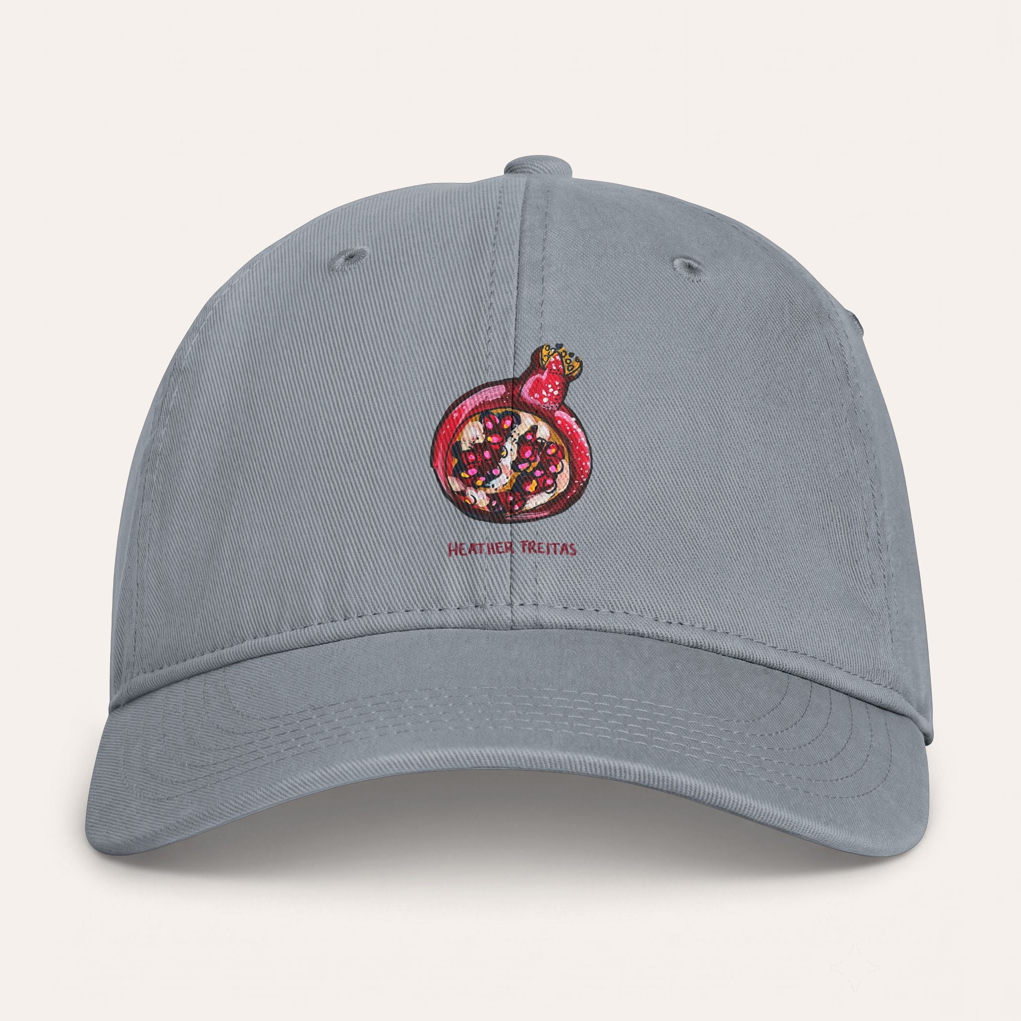 Pomegranate Washed Cotton Cap