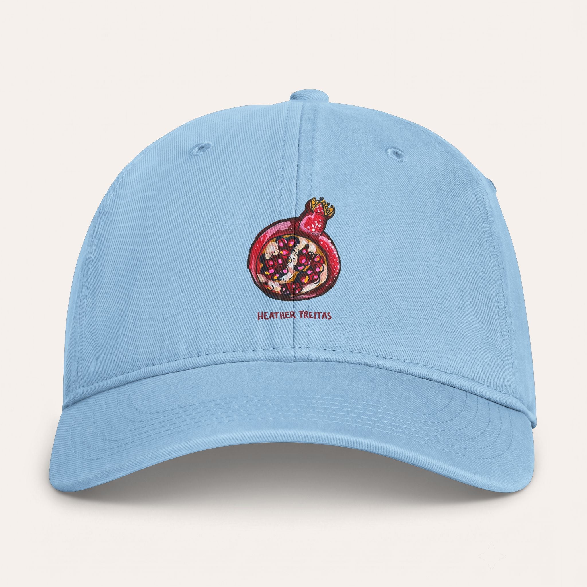 Pomegranate Washed Cotton Cap