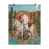 Cowgirl Ghost Art Print