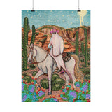 Cowgirl Ghost Art Print