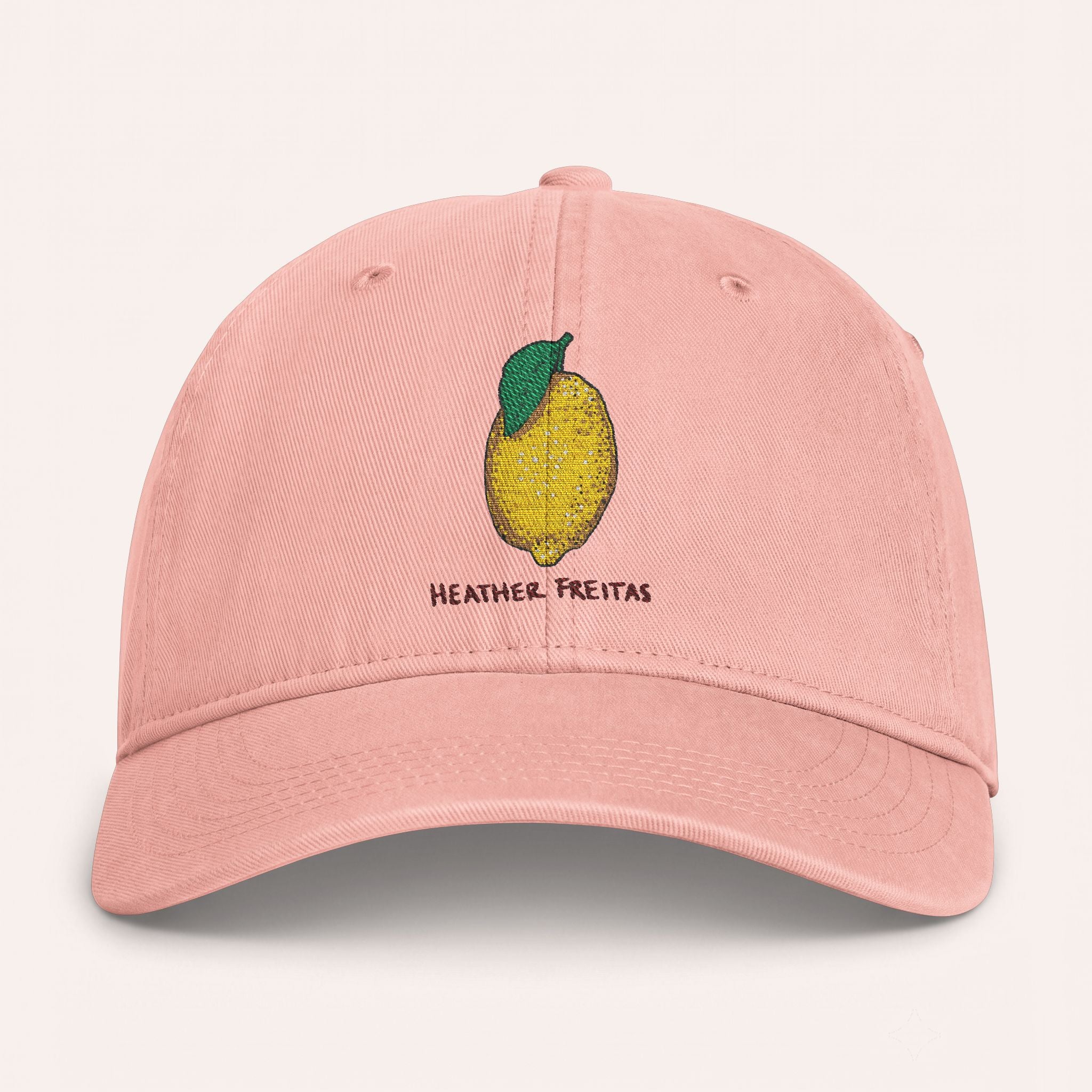 Lemon Embroidered Cap