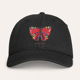 Peacock Butterfly Washed Cotton Cap