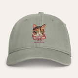 Crazy Cat Lady Washed Cotton Cap