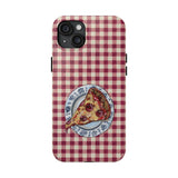 Pizza On A Porcelain Case Tough Phone Case