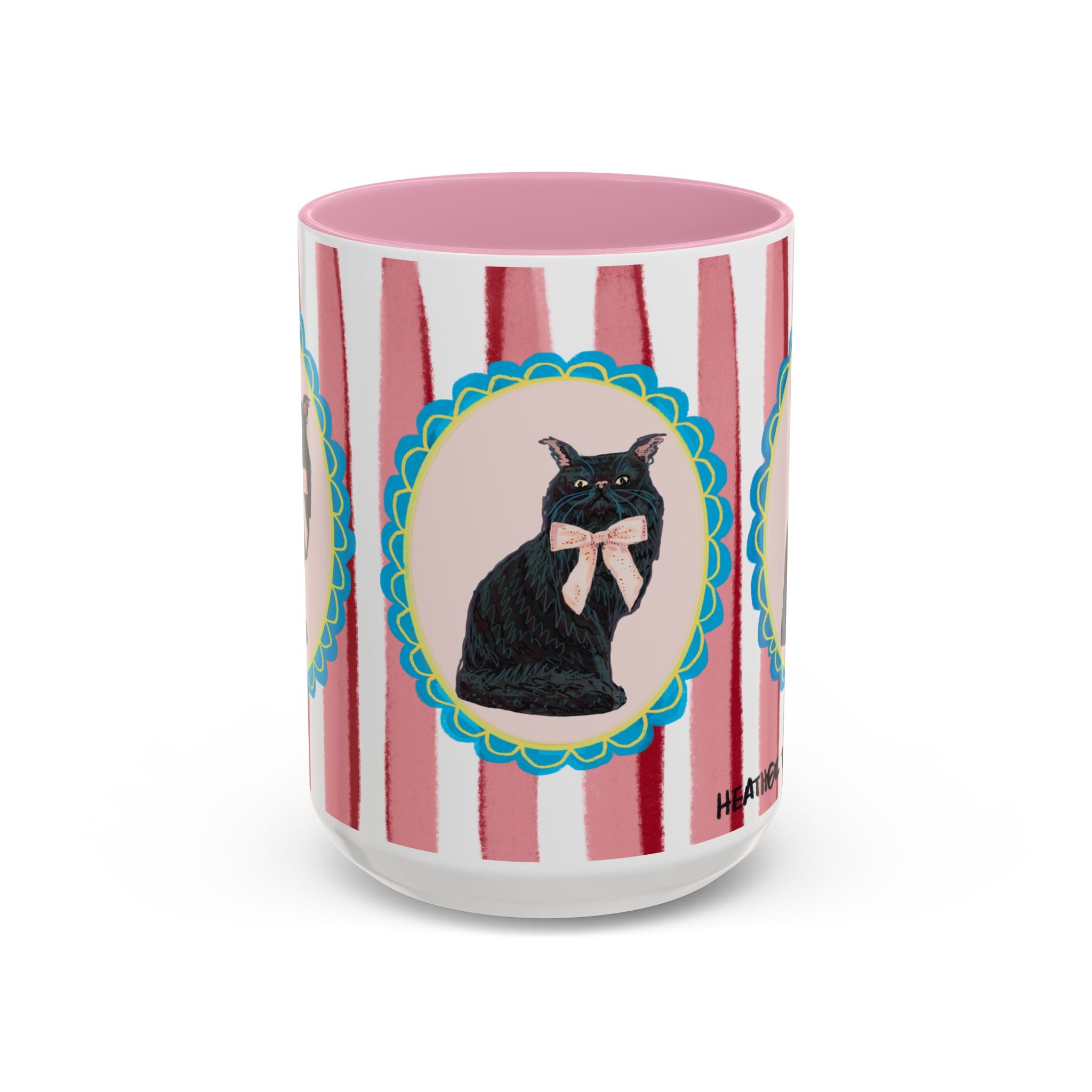 Black Persian Cat Coffee Mug 15oz