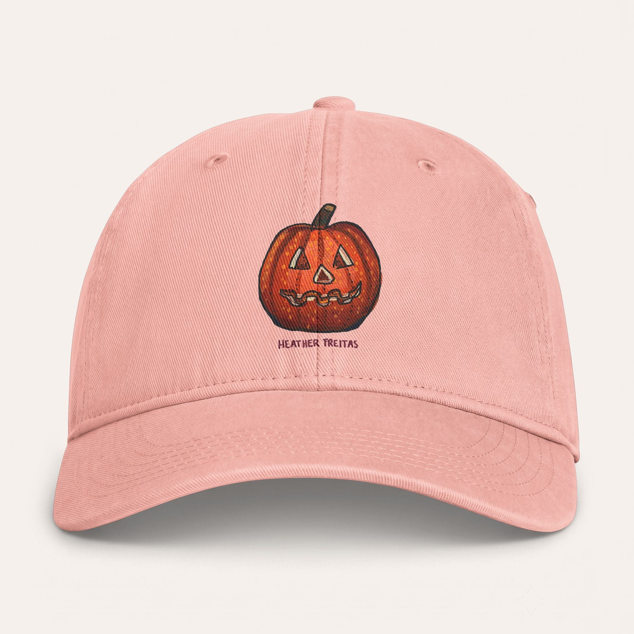 Jack O' Lantern Washed Cotton Cap