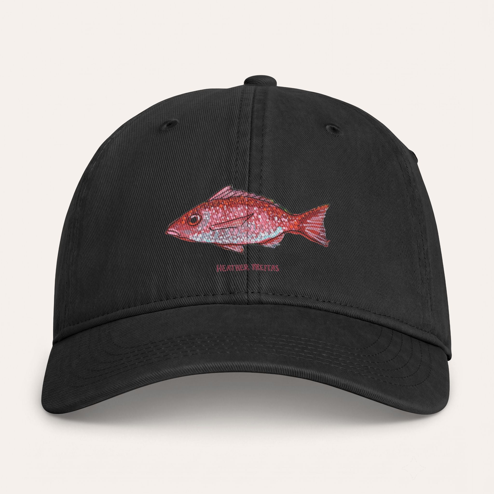 Red Snapper Washed Cotton Cap