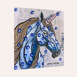 Evil Eye Unicorn Mini Art Print