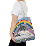 Dancing Dolphin Tote Bag