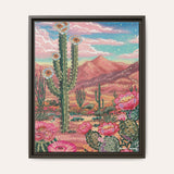 Southwest Paradise Framed Fine Art Canvas Print
