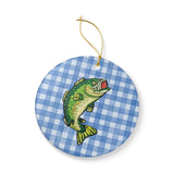 Bass Ceramic Ornament