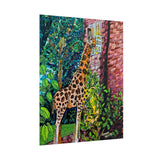 Twilight Snack Giraffee Art Print