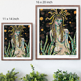Medusa & The Sea Snake Hand Signed Fine Art Print