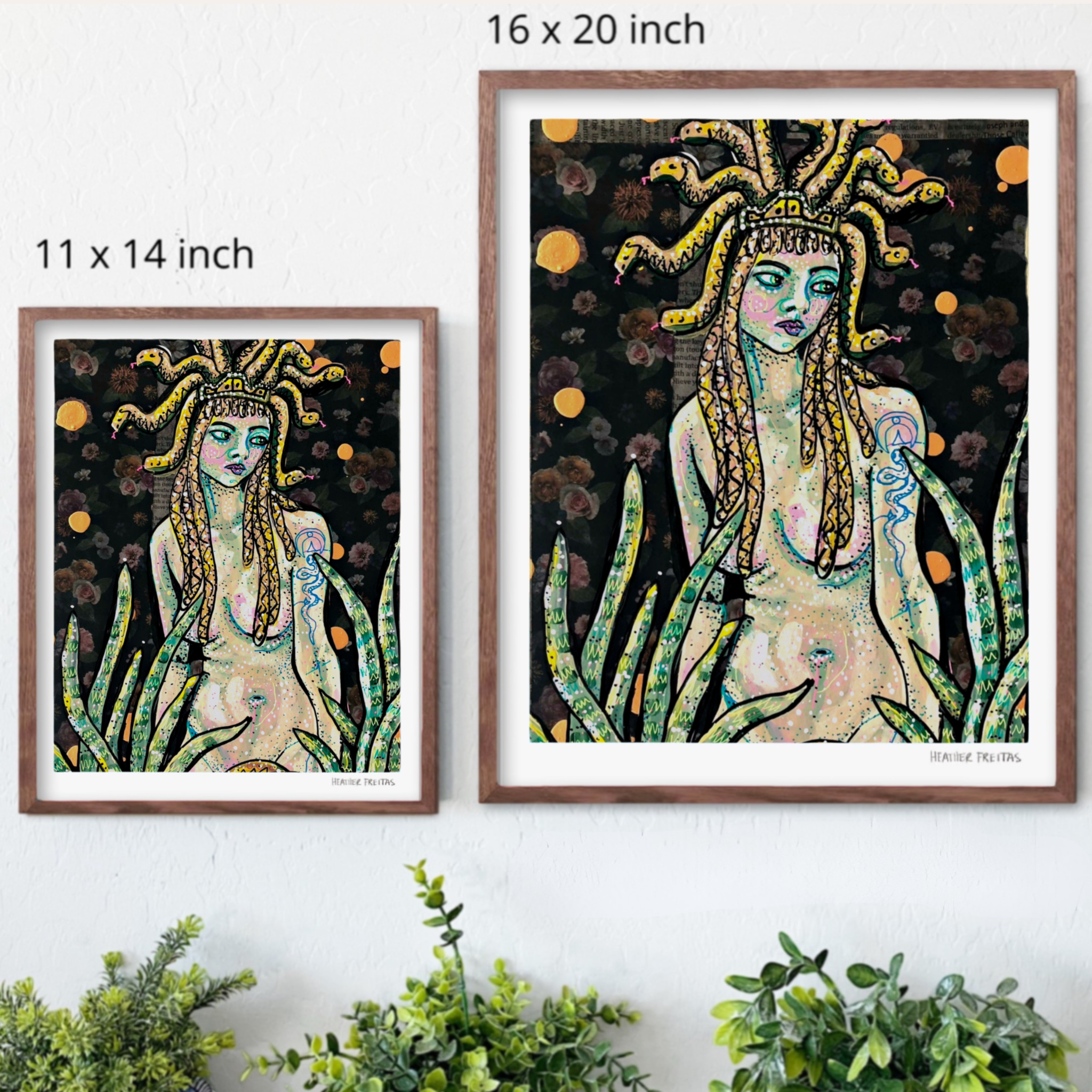 Medusa & The Sea Snake Fine Art Print