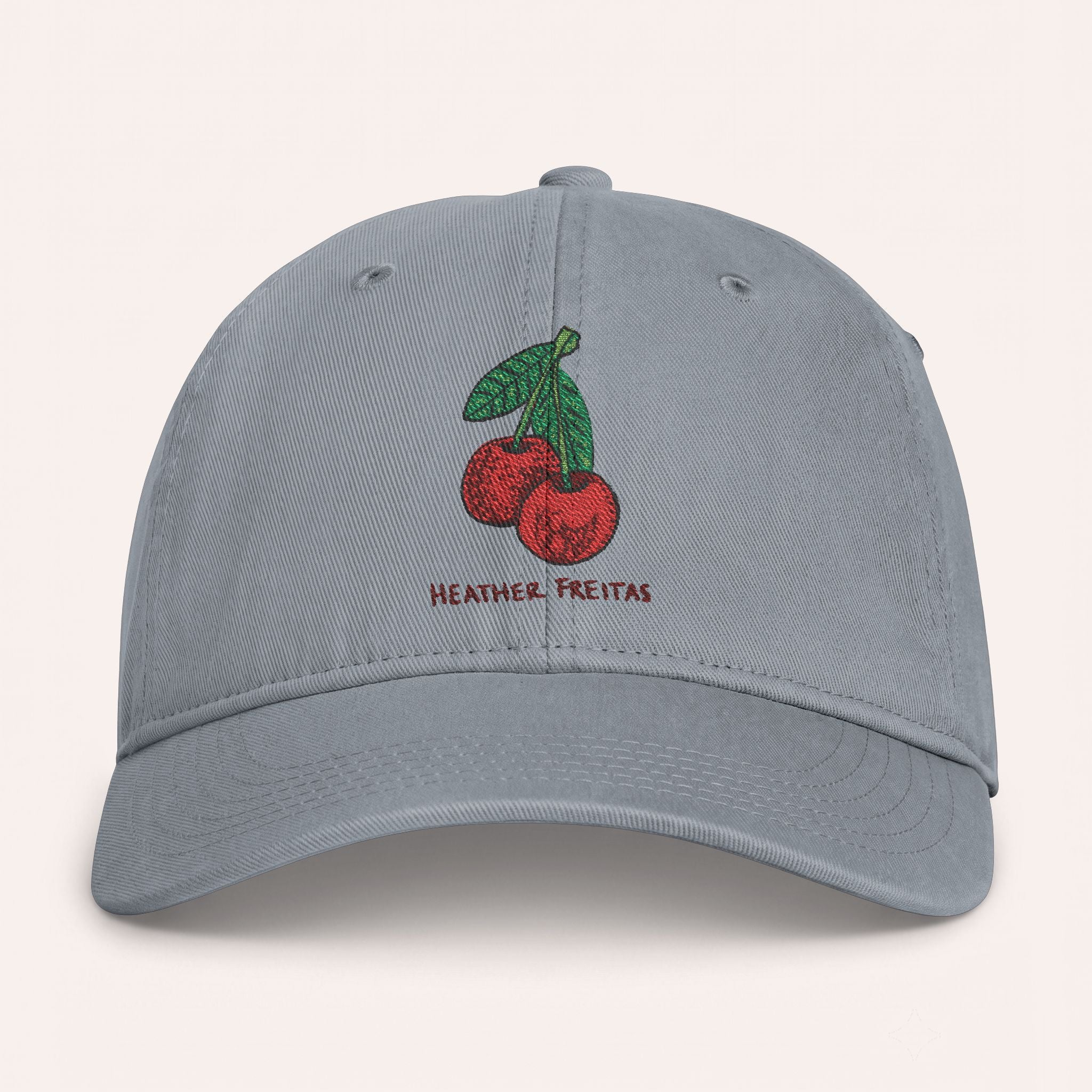 Cherries Embroidered Cap
