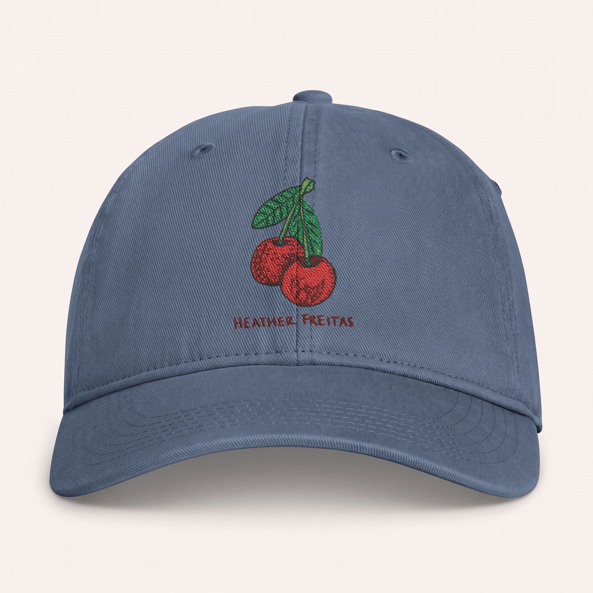 Cherries Embroidered Cap