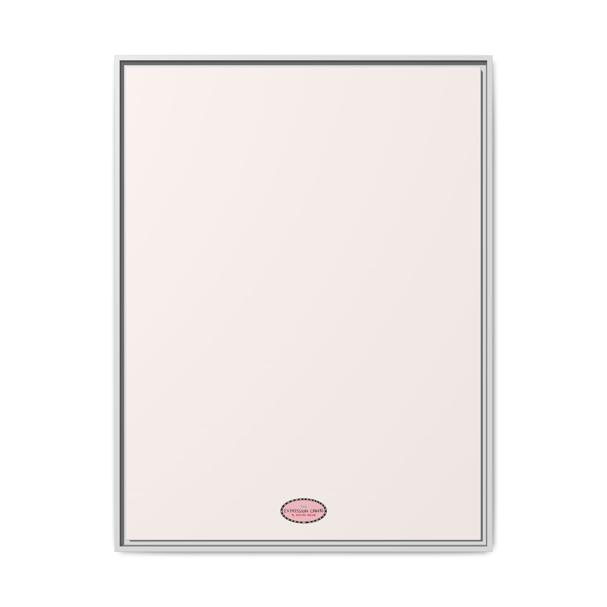 Fog Expressions Framed Canvas Print