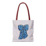 Blue Ribbon Tote Bag
