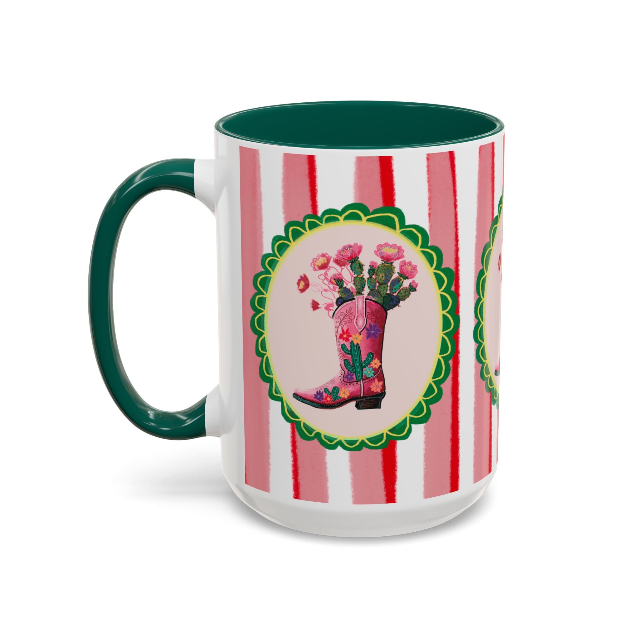 Cowgirl Boot Coffee Mug 15oz