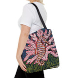 Starry Seahorse Tote Bag