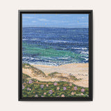 Daisy Tides Framed Fine Art Canvas Print