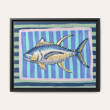 Blue Fin Tuna Framed Fine Art Canvas Print