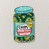 Bread & Butter Chips Magnet ( Die-Cut )