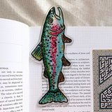 Rainbow Trout Die Cut Acrylic Bookmark ( Medium )