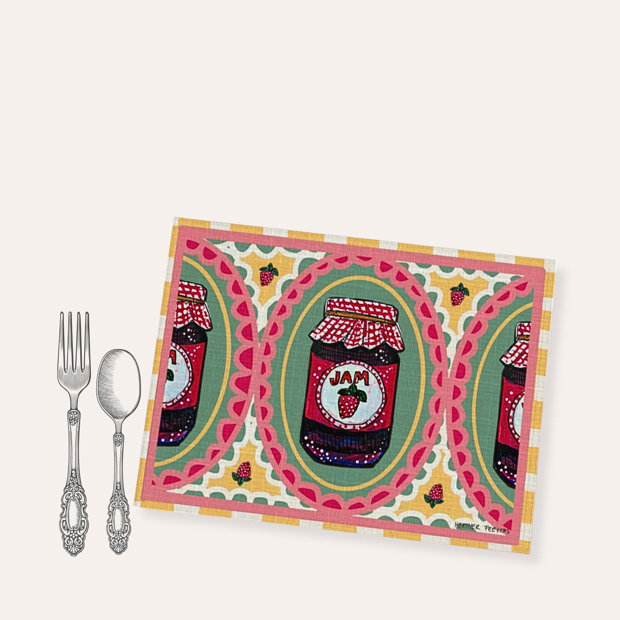 Strawberry Jam Placemat