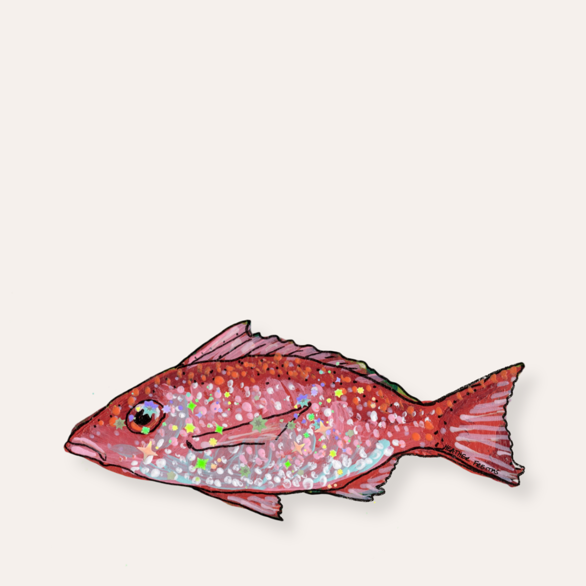 Red Snapper Sticker