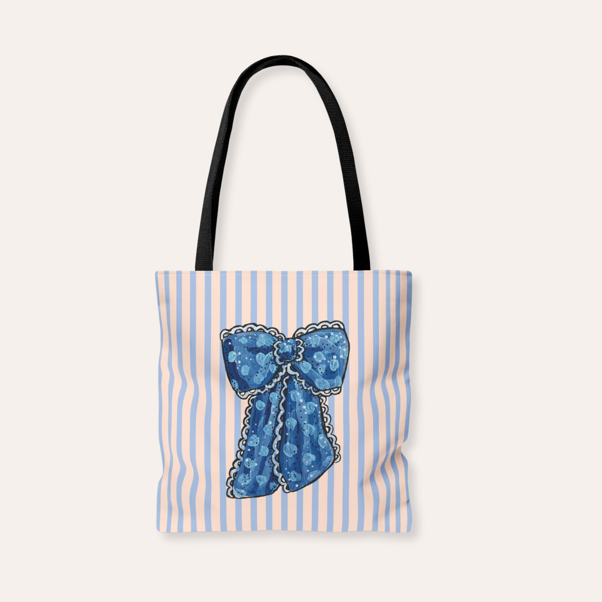 Pink Ribbon Tote Bag