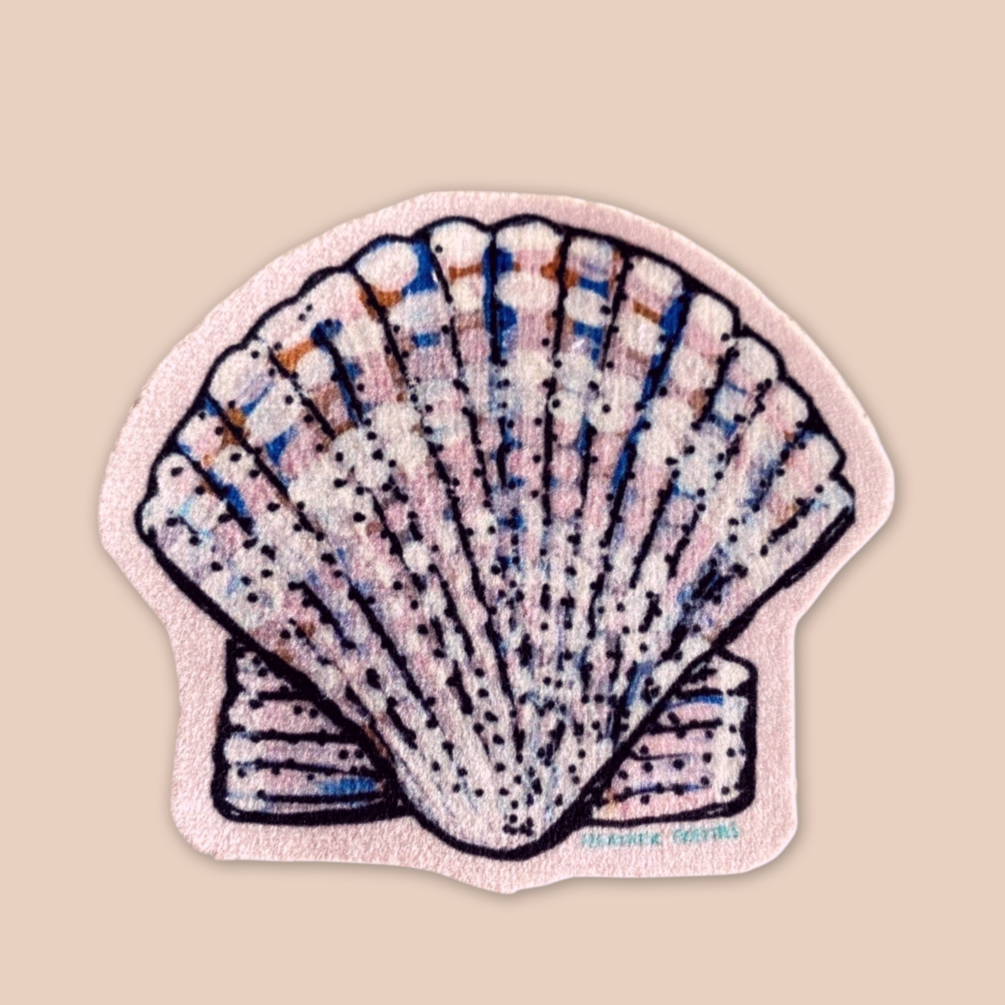 Shell - Sew On Velveteen Patch