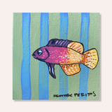 Royal Gramma Fish ( Mini Original Painting )