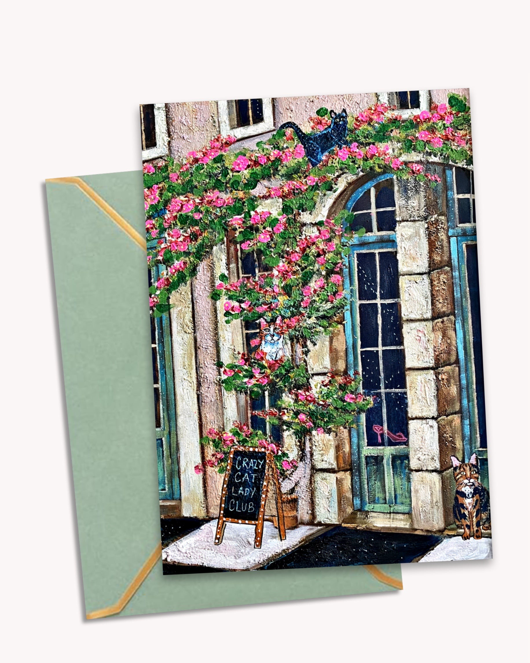 Crazy Cat Lady Club - Greeting Card / Fine Art Print