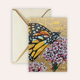 Citrine Monarch Fine Art Greeting Card
