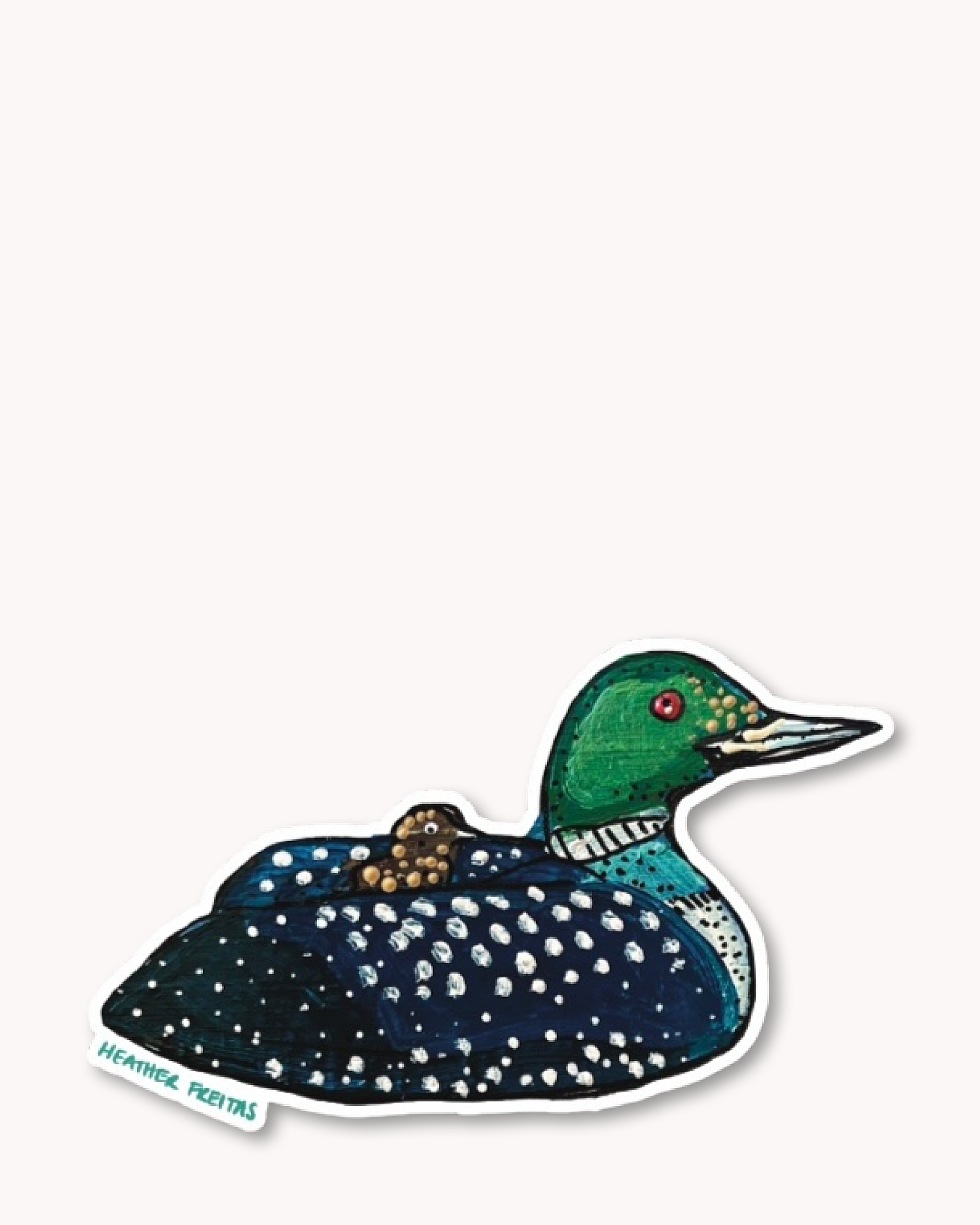 Loon Sticker