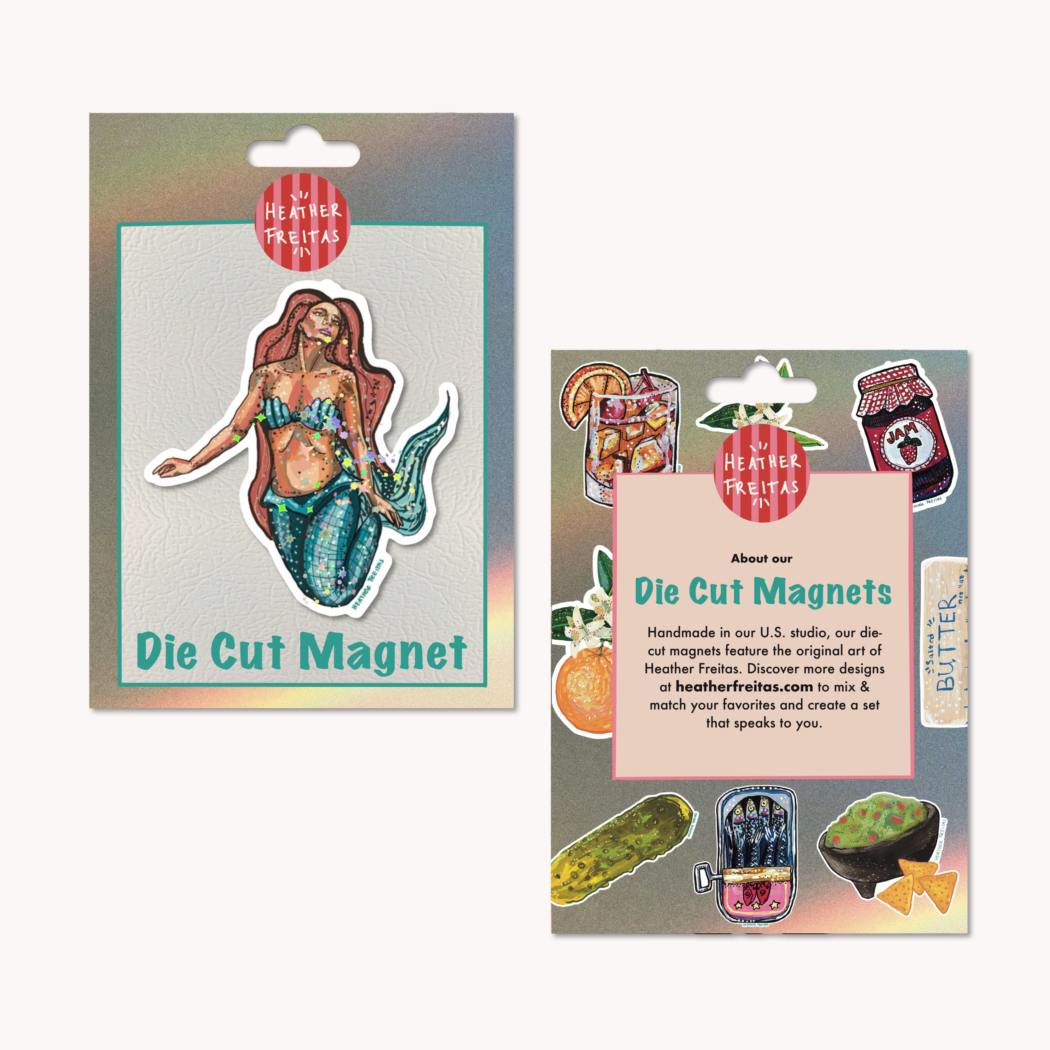 Mermaid Magnet ( Die-Cut )