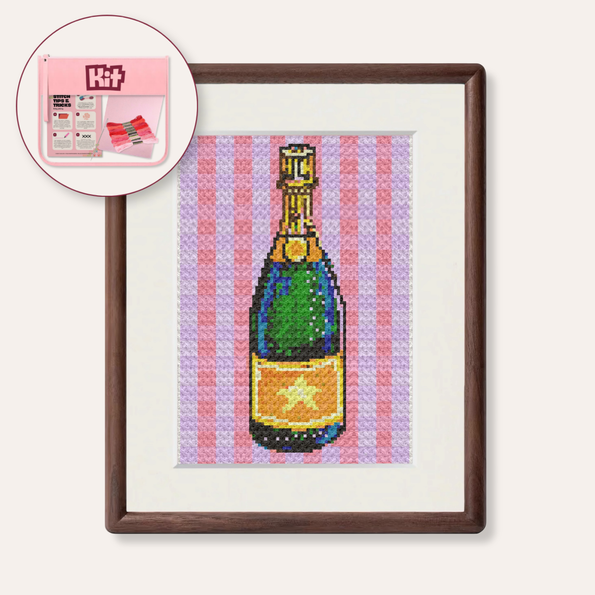 Champaign Counted Cross Stitch Kit