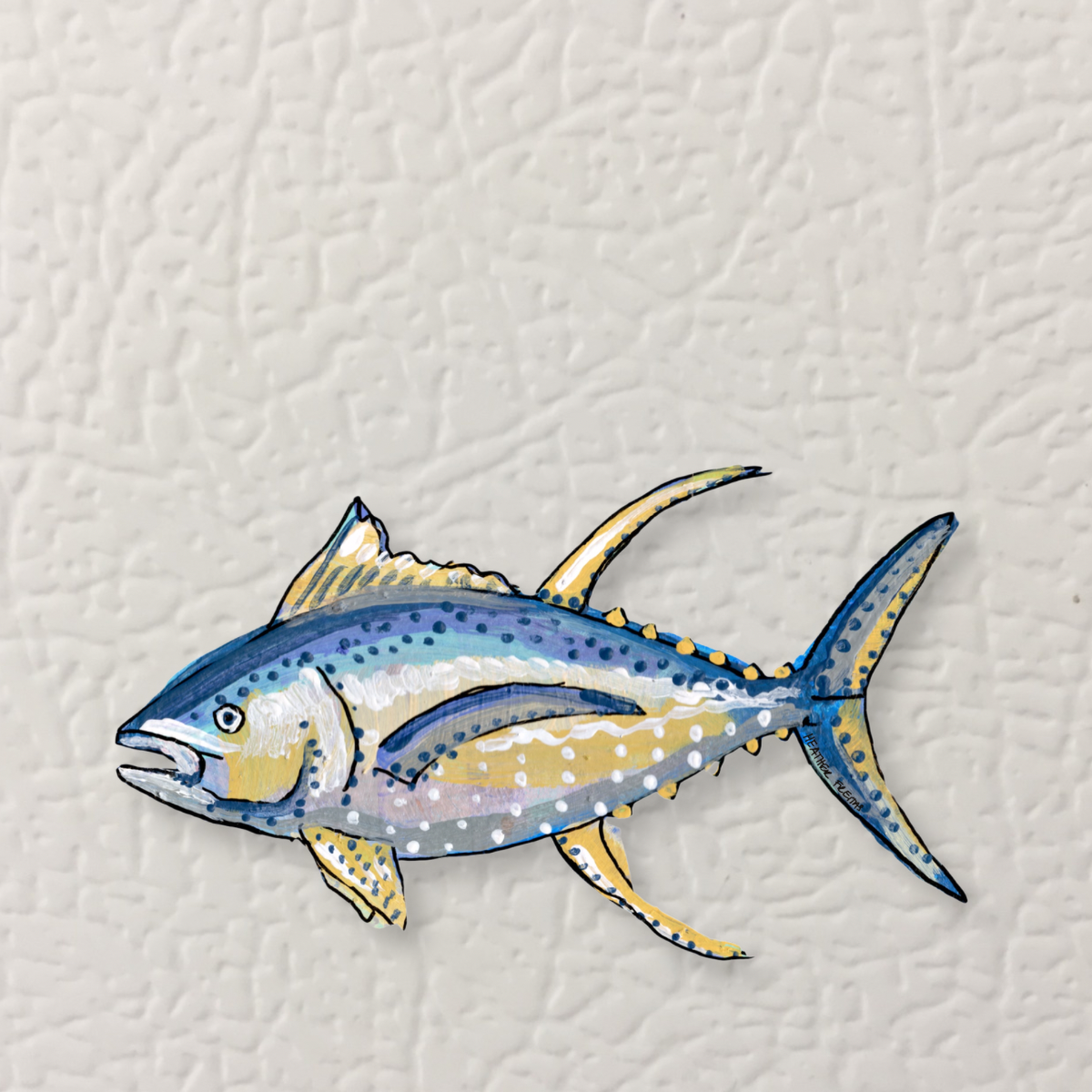 Yellow Fin Tuna Magnet ( Die-Cut )