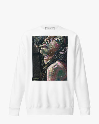 Smokin Unisex Premium Sweatshirt - Heather Freitas - fine art home deccor