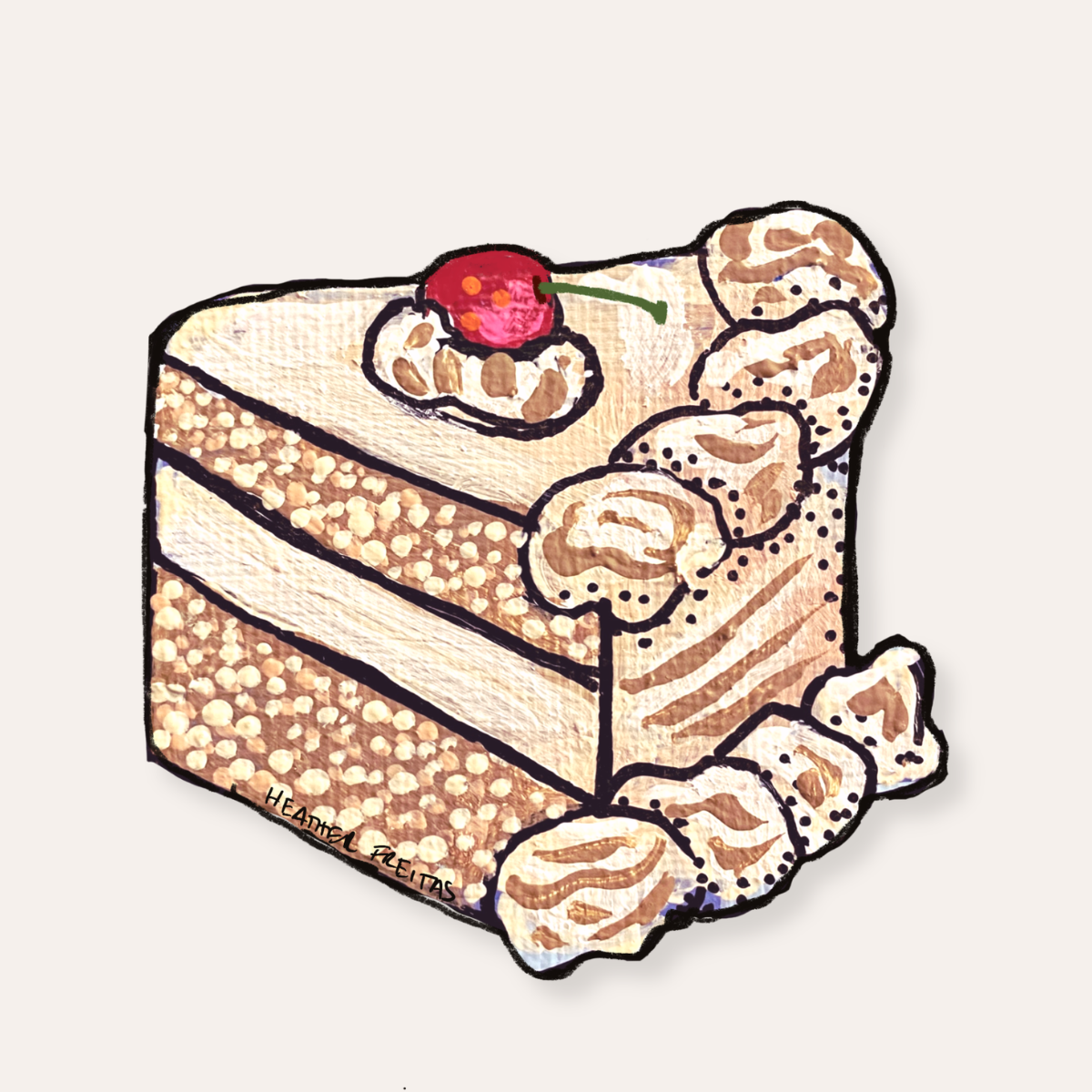 Vanilla Cake Sticker