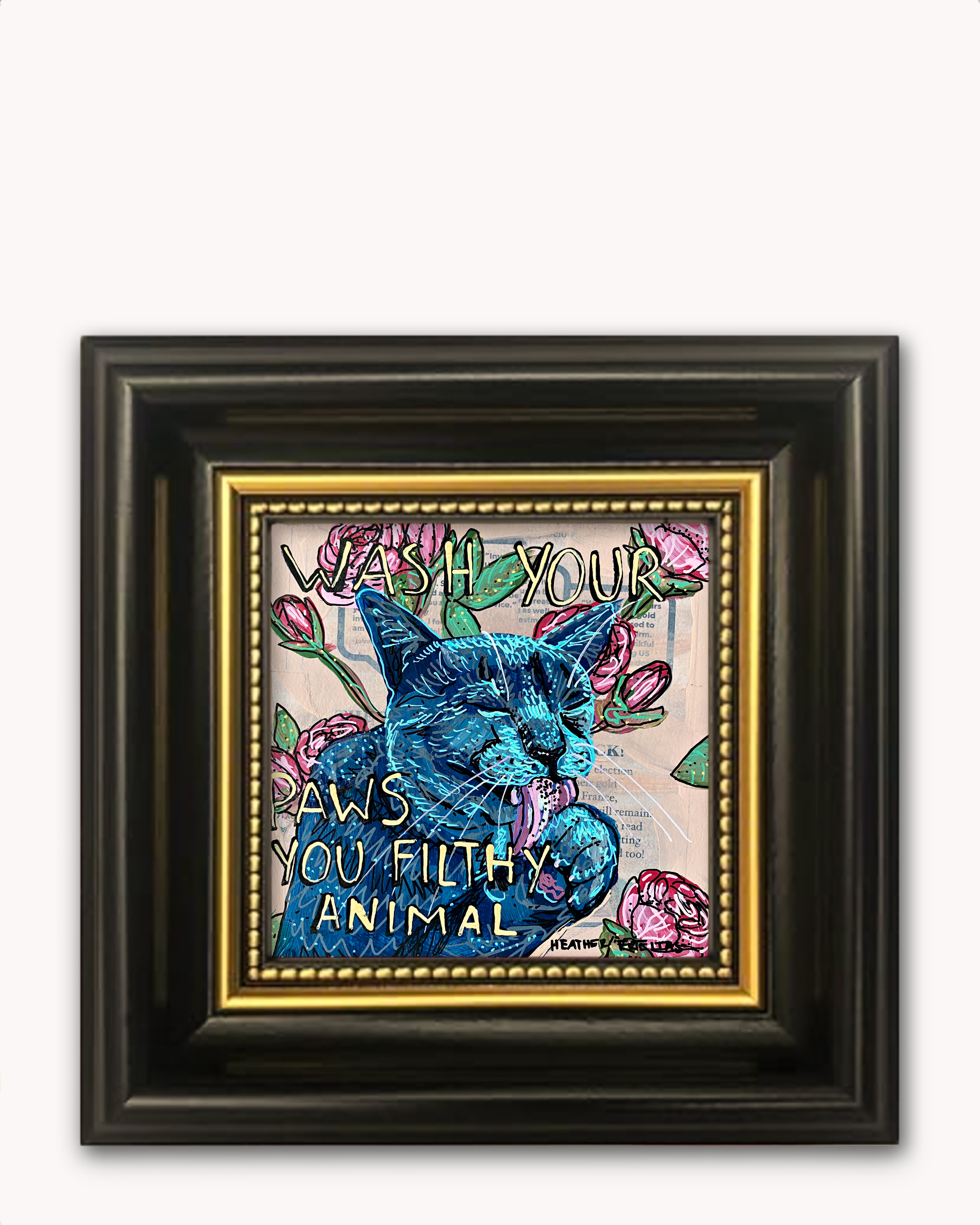 Wash Your Paws Magnet ( Medium )