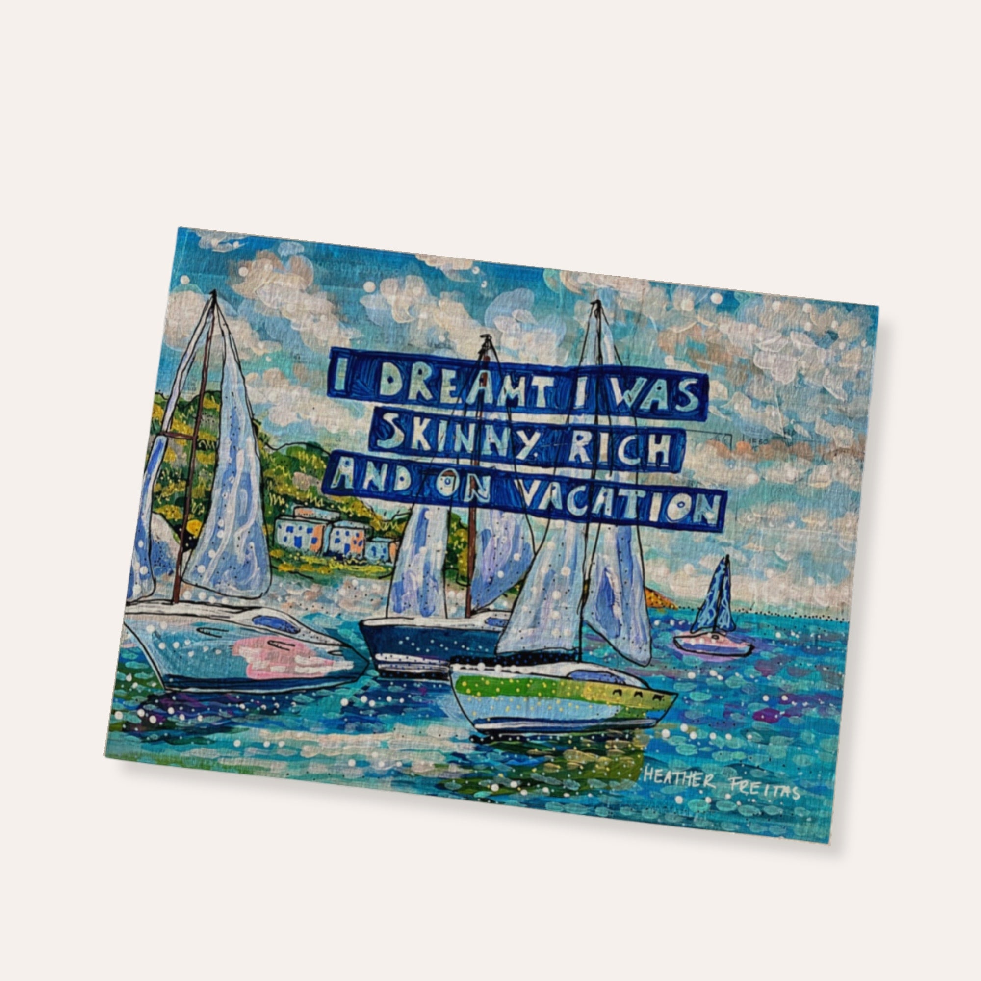 Skinny, rich & On Vacation Placemat