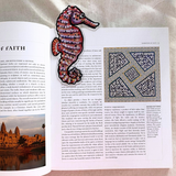 Sea Horse Die Cut Acrylic Bookmark ( Medium )