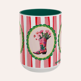 Cowgirl Boot Coffee Mug 15oz