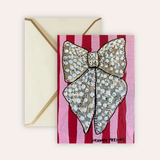 Silver Ribbon Fine Art Greeting Card