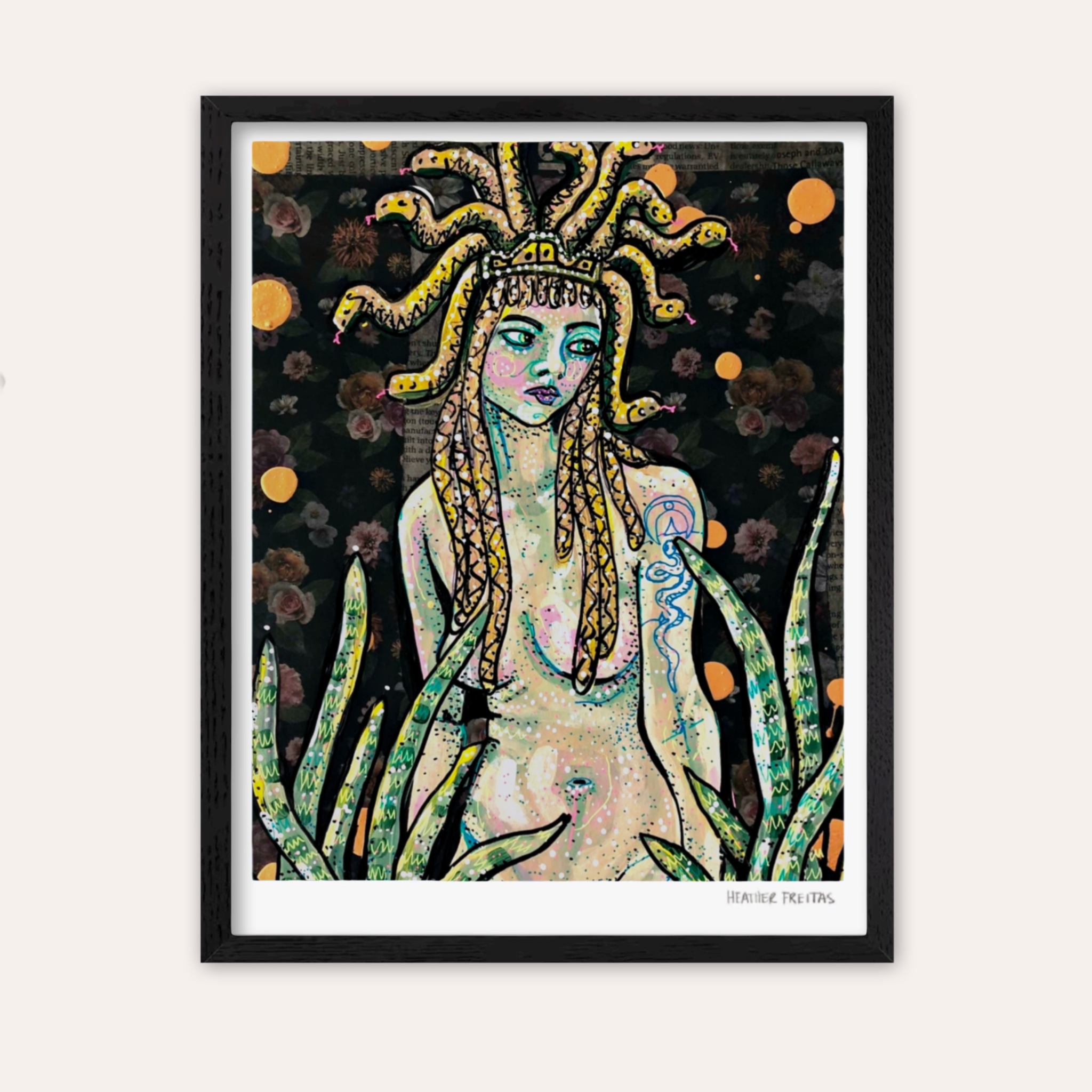 Medusa & The Sea Snake Fine Art Print