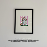 Shih Tzu Fine Art Greeting Card