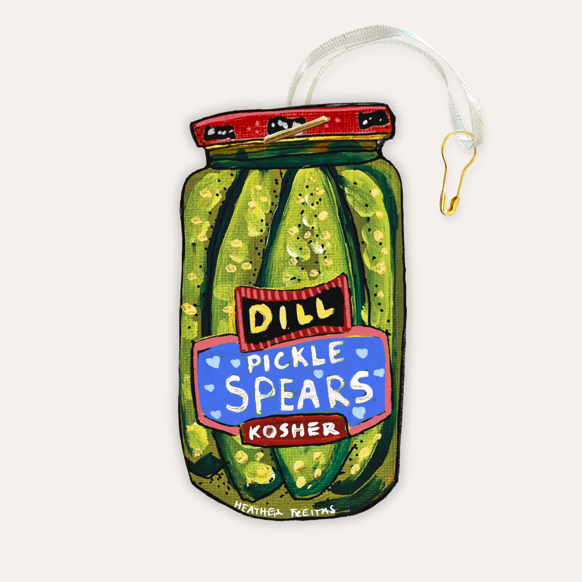Pickle Spears Gift Tag